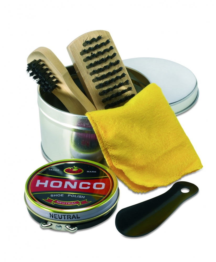 Logo trade promotional giveaway photo of: Shoe polish kit