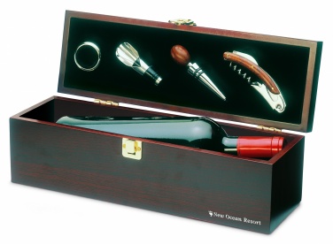 Logo trade advertising product photo of: Wine set in wine box