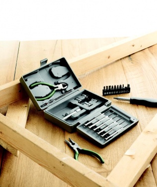 Logotrade promotional item image of: Foldable 25 piece tool set