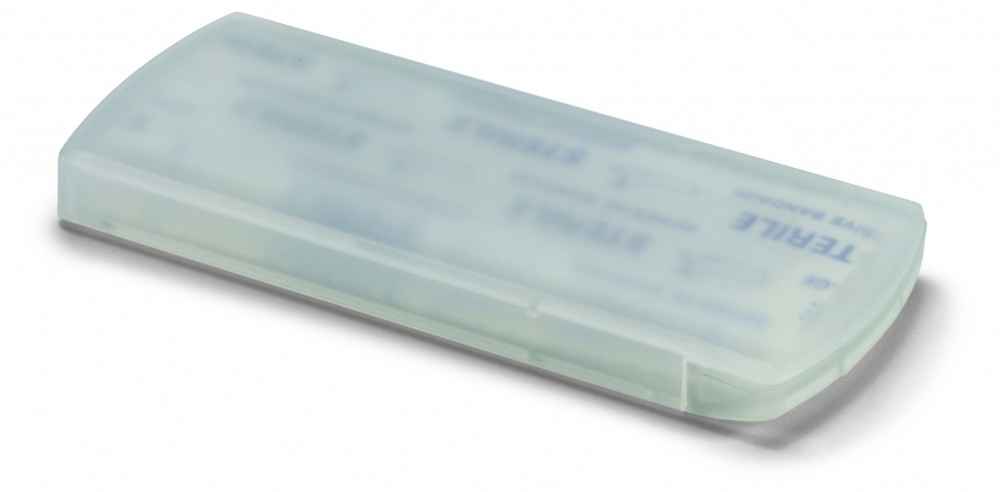 Logo trade business gifts image of: Container with plasters