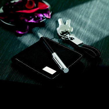 Logo trade promotional gifts image of: Ball pen key ring and wallet Lappeenranta