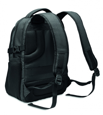 Logo trade corporate gifts image of: 600D RPET laptop backpack