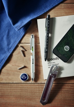 Logotrade corporate gifts photo of: Spirit level pen with ruler