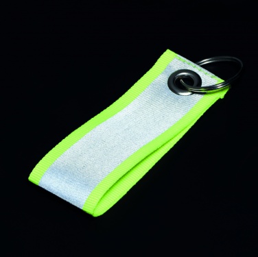Logo trade corporate gifts image of: Reflective key ring Reflekey