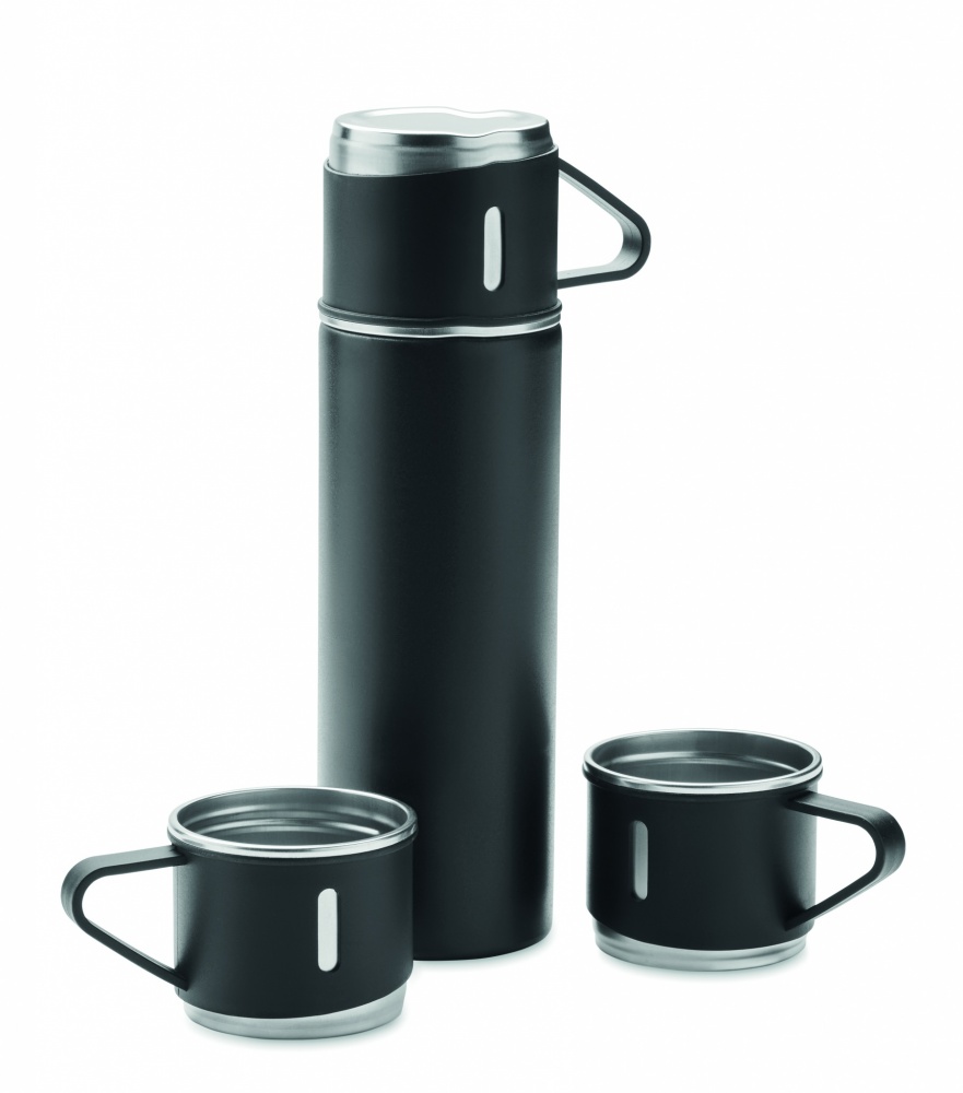 Logo trade promotional products picture of: Double wall bottle and cup set