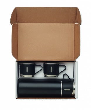Logo trade promotional products picture of: Double wall bottle and cup set