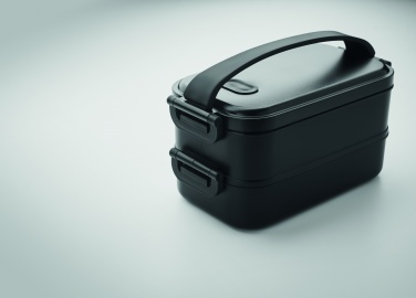 Logo trade promotional giveaways picture of: Lunch box in recycled PP