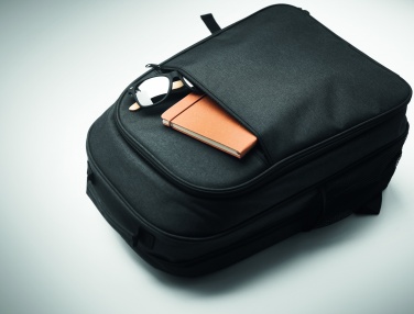 Logo trade promotional giveaways picture of: 300D RPET Cooling backpack