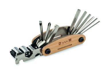 Logotrade advertising products photo of: Multi tool pocket in bamboo