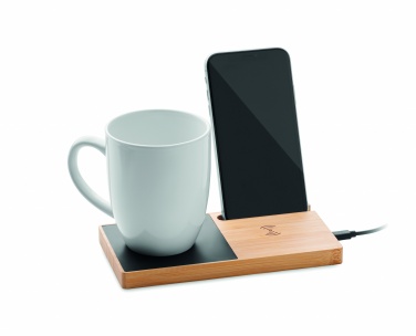 Logo trade promotional gifts image of: 1Wireless charger mug warmer