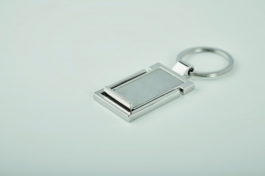 Logo trade promotional products picture of: Metal key ring phone stand Seinajoki