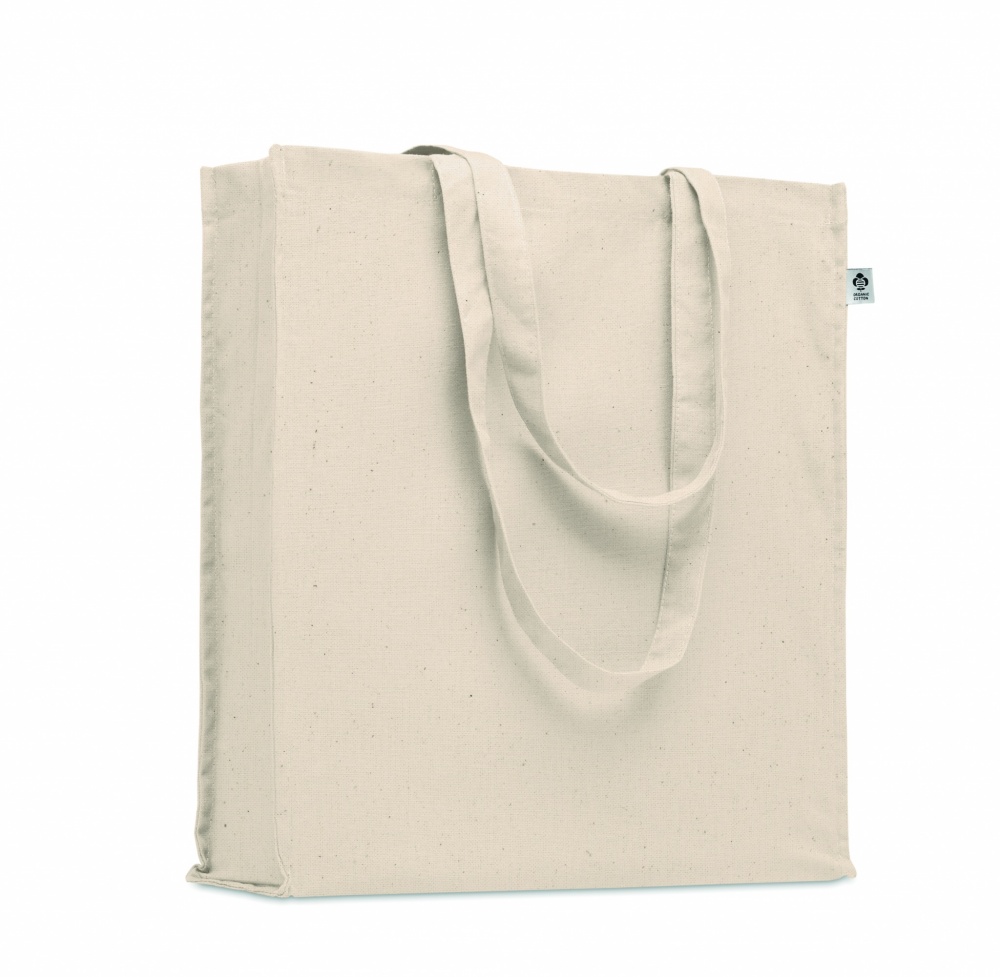 Logo trade promotional giveaways image of: Organic cotton shopping bag