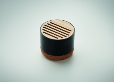 Logo trade promotional merchandise photo of: Cork and aluminium speaker