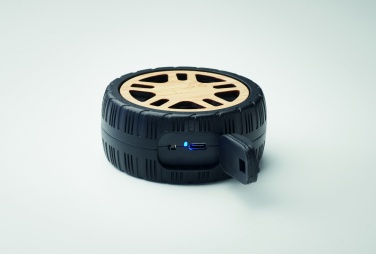 Logo trade promotional merchandise image of: Wireless speaker tire shaped