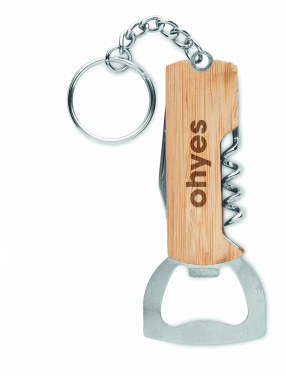 Logo trade promotional products picture of: 3 in 1 bamboo pocket tool