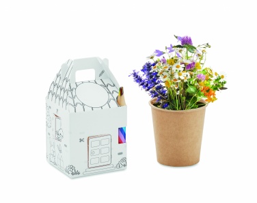 Logo trade promotional items image of: House shaped seeds grow set