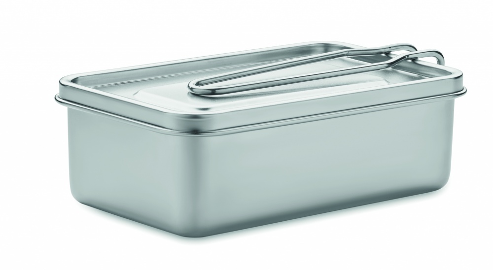 Logo trade promotional gifts picture of: Stainless steel lunch box