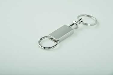 Logo trade promotional giveaway photo of: Pull apart split key ring Kajaani
