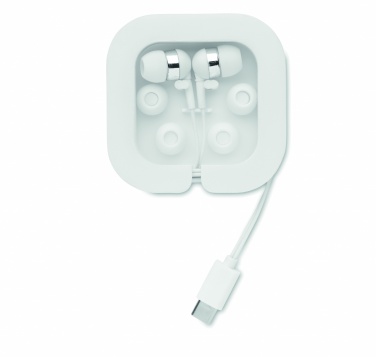 Logo trade corporate gift photo of: Ear phones with silicone covers