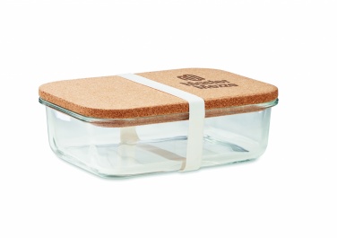 Logotrade advertising product picture of: Glass lunch box with cork lid