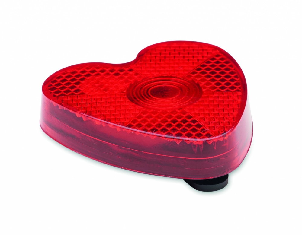 Logo trade promotional giveaway photo of: Heart shaped reflector light