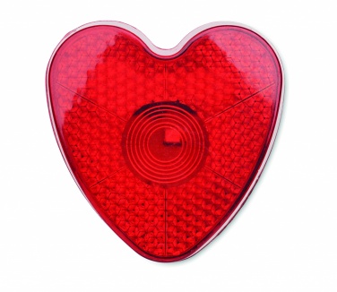 Logotrade promotional merchandise photo of: Heart shaped reflector light