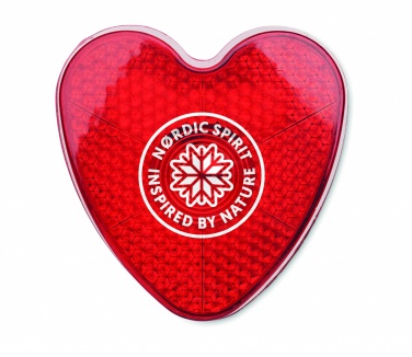 Logotrade promotional merchandise photo of: Heart shaped reflector light