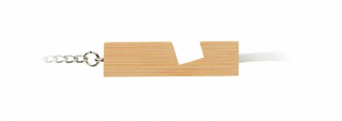 Logotrade promotional merchandise image of: Bamboo key ring and stand Salo