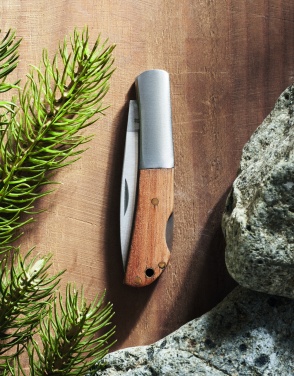 Logotrade corporate gifts photo of: Foldable knife in acacia wood