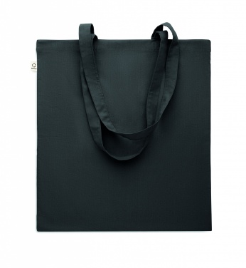 Logo trade promotional giveaways image of: Recycled cotton shopping bag