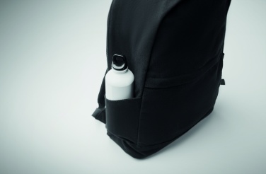 Logo trade promotional products picture of: A 15-inch laptop backpack made of recycled pre-consumer cotton and recycled polyester with customizable printing.