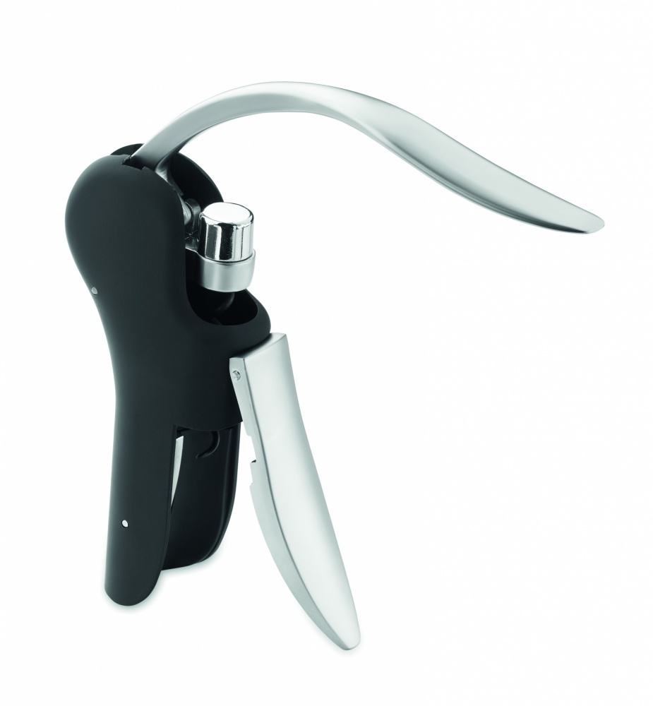 Logo trade promotional merchandise picture of: Automatic lever corkscrew