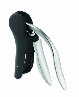 Logo trade promotional giveaways image of: Automatic lever corkscrew