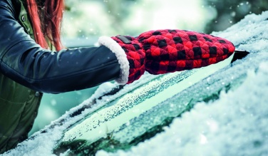 Logo trade promotional items image of: Quilted ice scraper glove