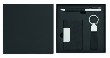 Logo trade promotional products picture of: 3-piece gift set in a gift box with customizable printing