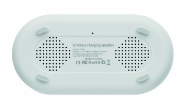 Logo trade promotional gifts picture of: 15W wireless charging speaker