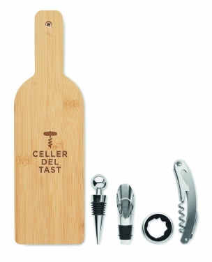 Logo trade corporate gifts picture of: Bottle shaped wine set