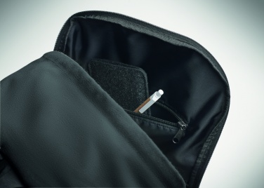 Logotrade promotional merchandise photo of: A 15-inch laptop backpack made of recycled pre-consumer cotton with customizable printing