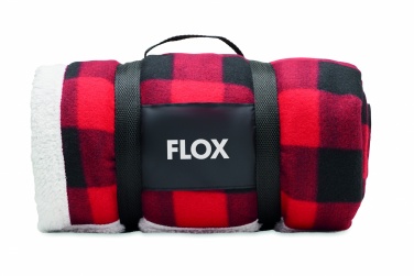 Logo trade promotional items picture of: RPET sherpa fleece blanket