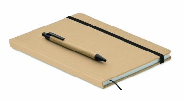 Logotrade promotional giveaway picture of: Caratil A5 notebook in recycled carton