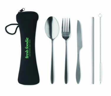 Logotrade corporate gift image of: Cutlery set stainless steel
