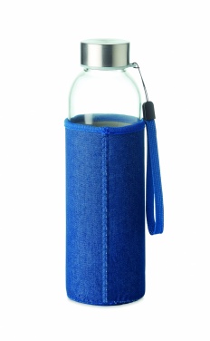 Logotrade promotional giveaways photo of: Glass bottle in pouch 500 ml