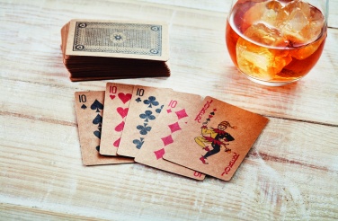 Logo trade promotional gifts image of: Recycled paper playing cards