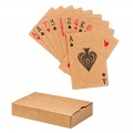 Recycled paper playing cards, Beige