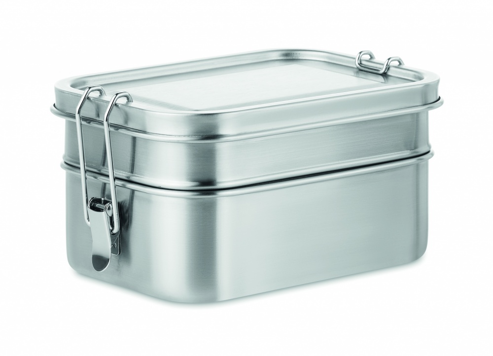 Logo trade promotional giveaway photo of: Stainless steel lunch box