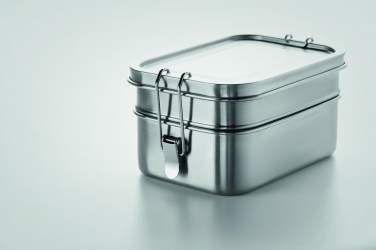 Logo trade promotional merchandise image of: Stainless steel lunch box