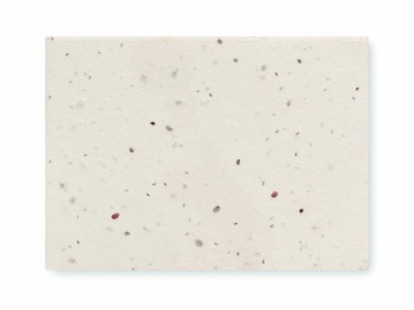 Logo trade promotional products image of: Grass/seed paper memo pad