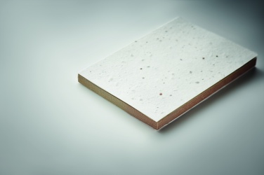 Logo trade promotional gifts image of: Grass/seed paper memo pad