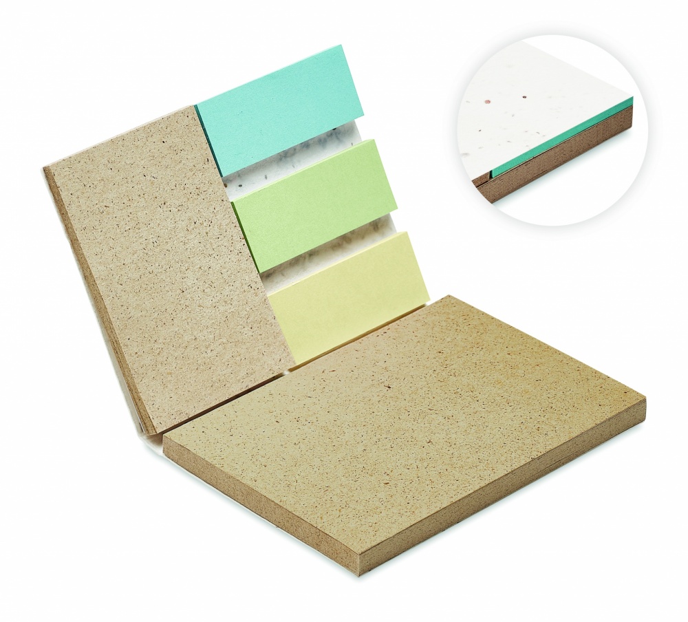Logotrade promotional gifts photo of: Grass/seed paper memo pad