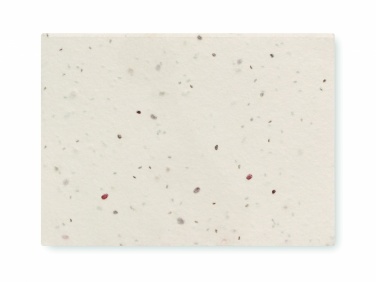 Logo trade corporate gifts image of: Grass/seed paper memo pad